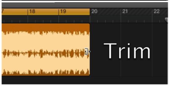 trim mp3 mac with garageband